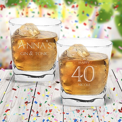 Engraved Tumbler Glasses