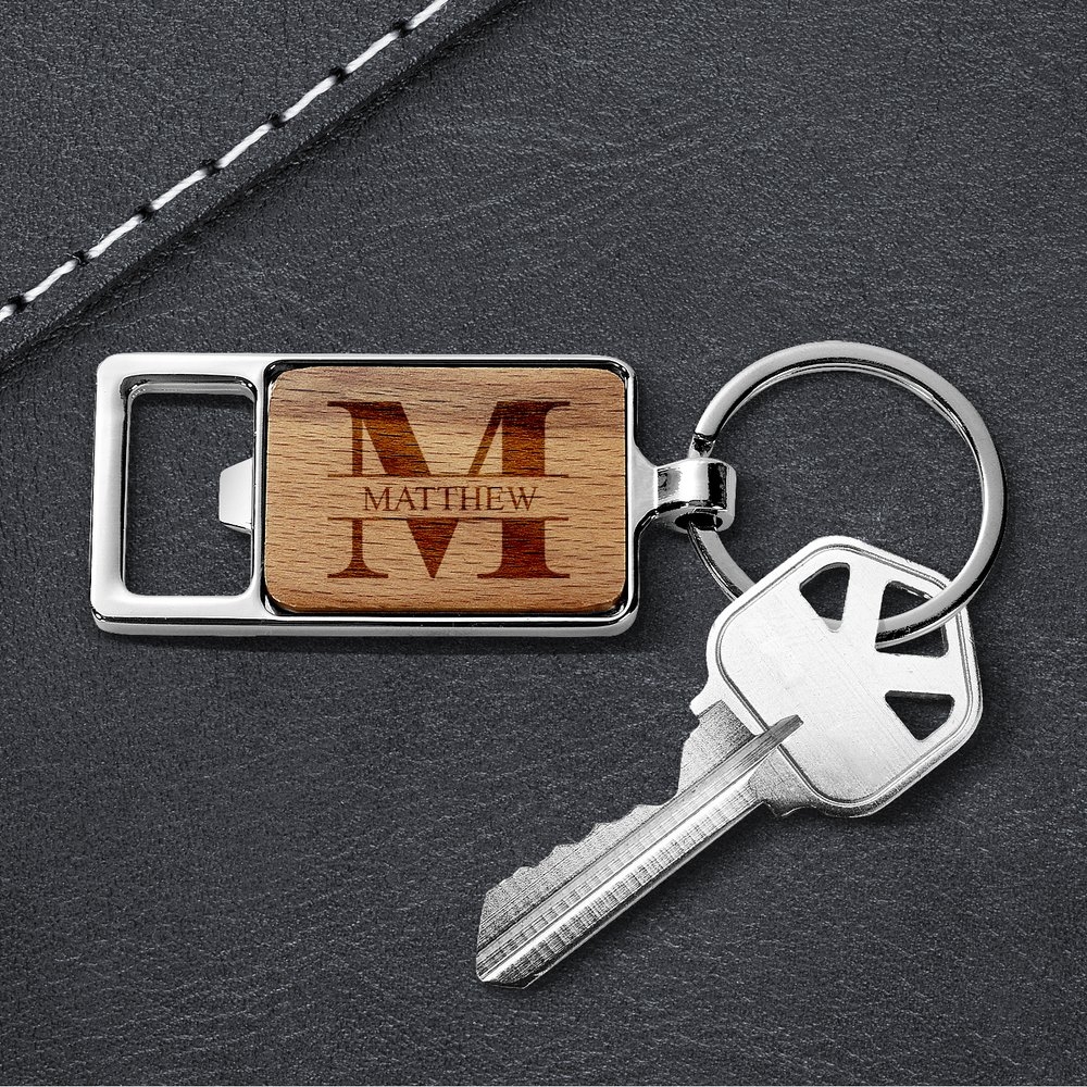 Engraved Rectangle Keyrings