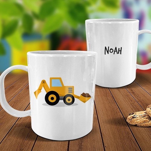 White Plastic Mugs