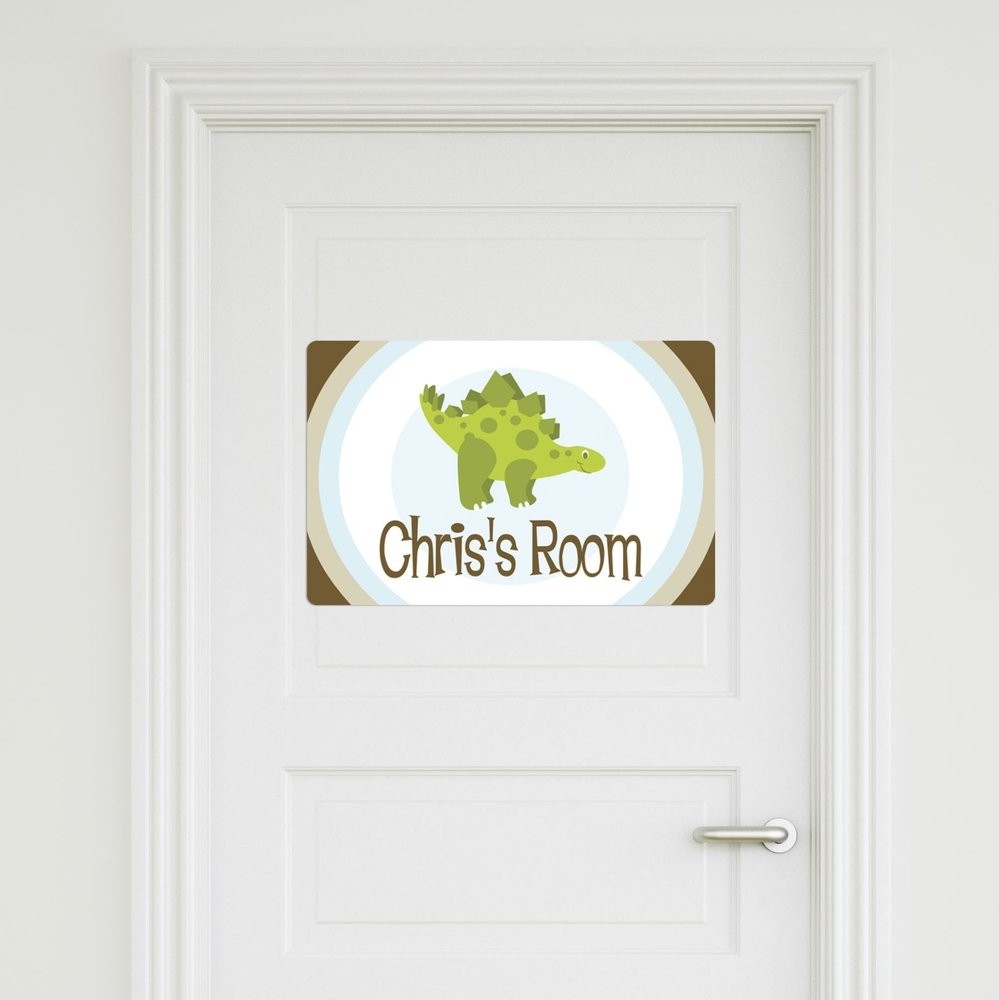 Dinosaur Door Sign Dinosaur Door Sign