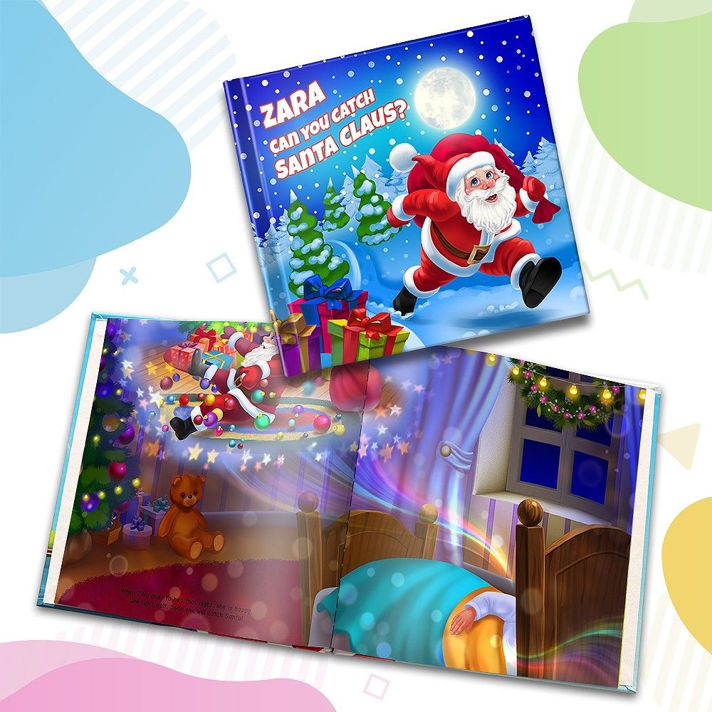 "Can You Catch Santa Claus?" Personalised Story Book