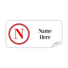 Pony Rectangle Name Label