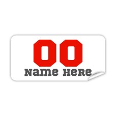 Pony Rectangle Name Label