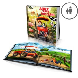 "Visits the Farm" Personalized Story Book
