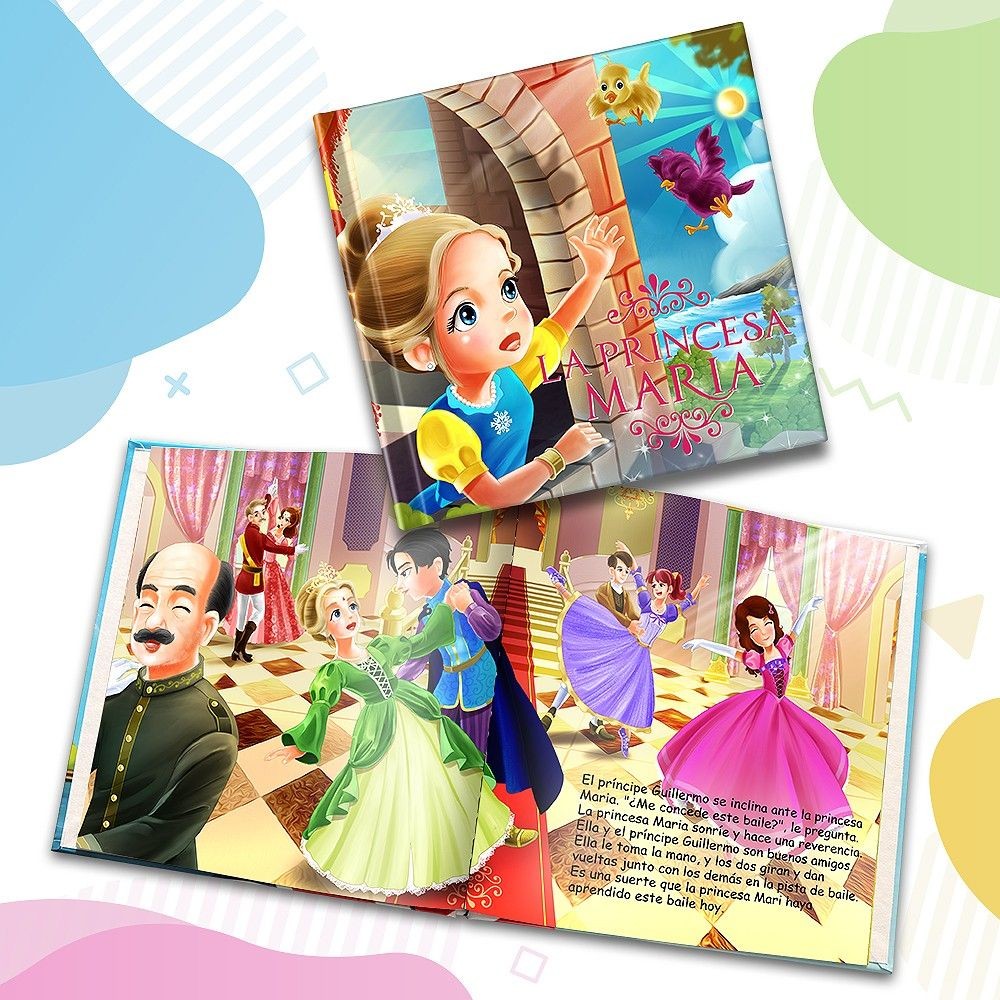 "La princesa" Libro de cuentos personalizado - MX|US-ES|ES