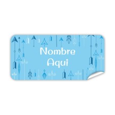Etiqueta Rectangular  Flecha