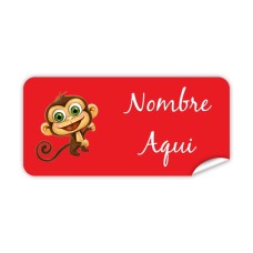 Etiqueta Rectangular Mono