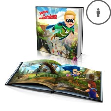 "El Superhéroe" Libro de cuentos personalizado - MX|US-ES