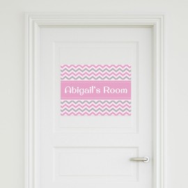 Chevron Door Sign