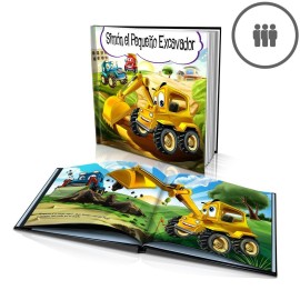 "El Pequeño Excavador" Libro de cuentos personalizado
