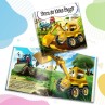 "El Pequeño Excavador" Libro de cuentos personalizado - DE