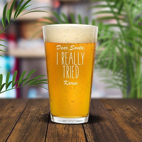 [US-Only] I Tried Engraved Standard Beer Glass