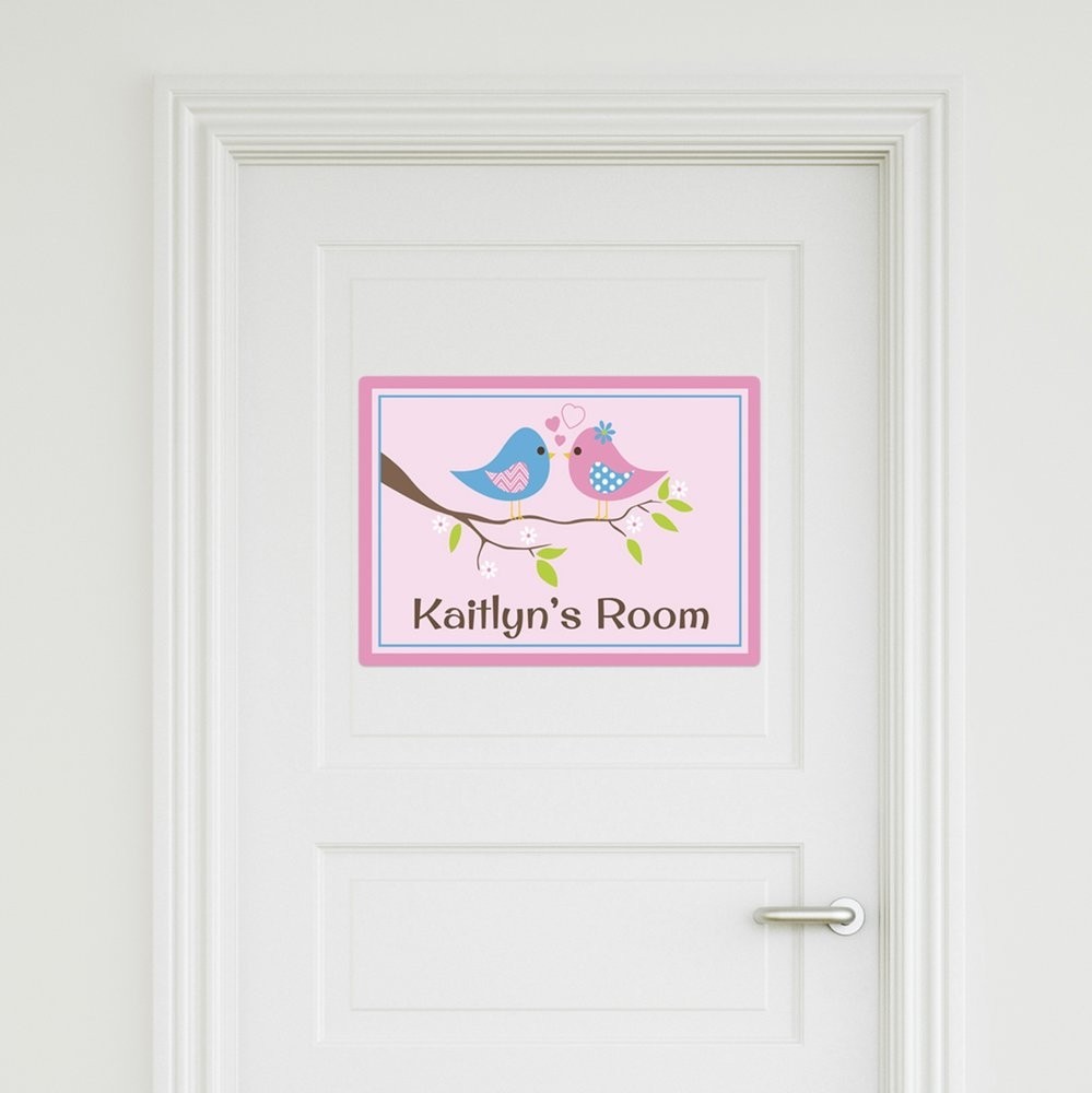 Two Birds Door Sign