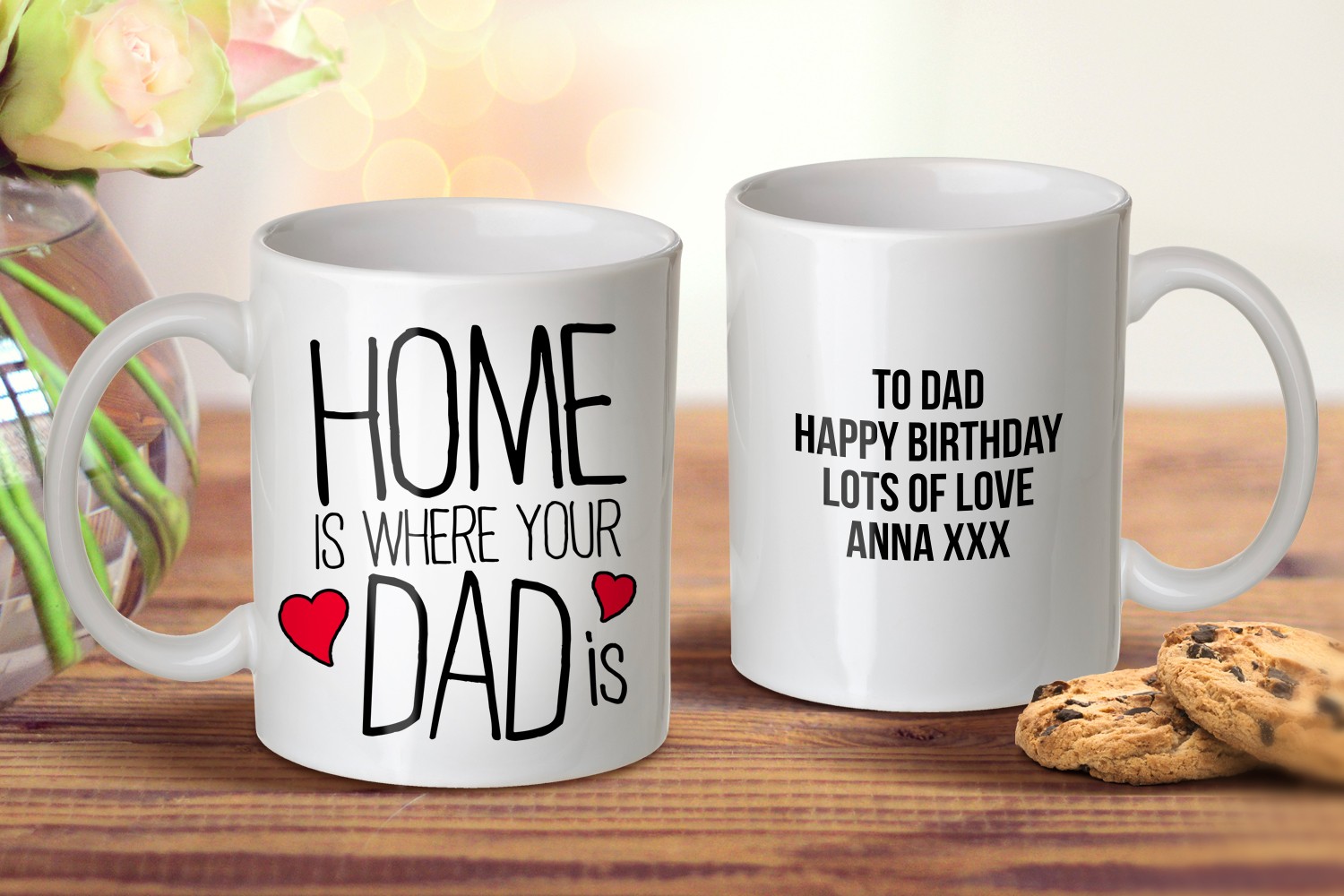 Home Is Where Dad Mug