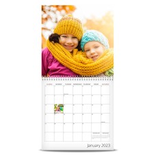 12" x 12" (30cm x 30cm) Wall Calendar