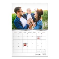 11" x 8.5" (28x21.5cm) Wall Calendar