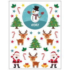 Snowman Christmas Sticker Pack