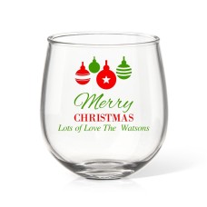 Bauble Stemless Wine Glass