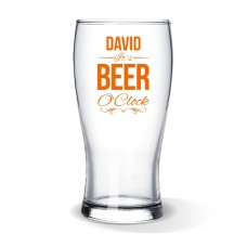 Beer O'Clock Standard Beer Glass