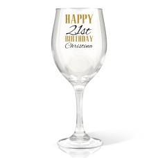 Birthday Wine Glass
