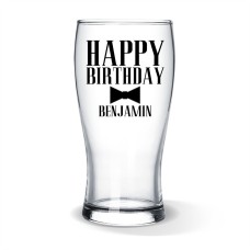 Bow Tie Standard Beer Glass