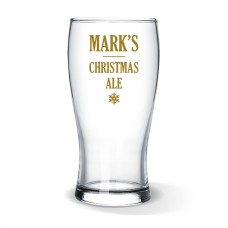 Christmas Ale Standard Beer Glass