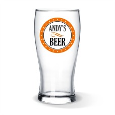 Circle Design Standard Beer Glass