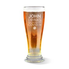 Add Your Own Message Premium Beer Glass