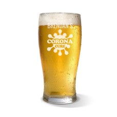 Cure Engraved Standard Beer Glass