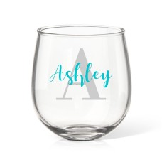 Monogram Stemless Wine Glass