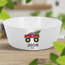 Red Monster Truck Kids' Bowl