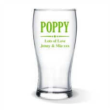Poppy Standard Beer Glass