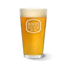 [US-Only] Sign Engraved Standard Beer Glass