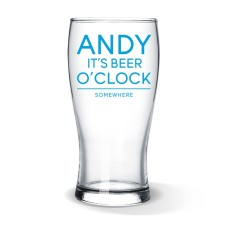 Somewhere Standard Beer Glass