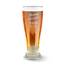 Add Your Own Message Premium Beer Glass