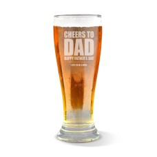 Add Your Own Message Premium Beer Glass