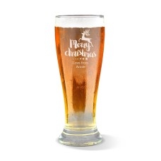 Add Your Own Message Premium Beer Glass