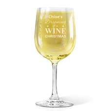 [US-Only] Dreaming Engraved Wine Glass