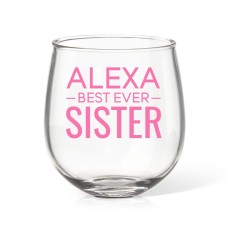 Best Ever Stemless Wine Glass