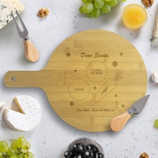 Santa Round Bamboo Paddle Board