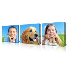 Tri Set 30x30cm (12 x 12") Square Canvas Prints