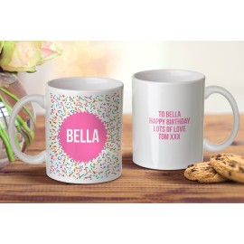 Pink Confetti Mug