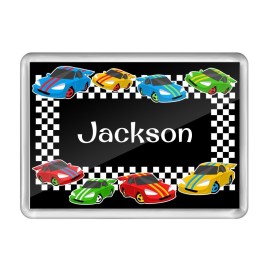 Race Cars Fridge Magnet