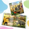 "Goes on Safari" Personalised Story Book