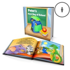 Personalized Story Book: "Peacock's First Day of School"