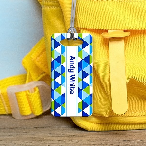 Geometric Bag Tag