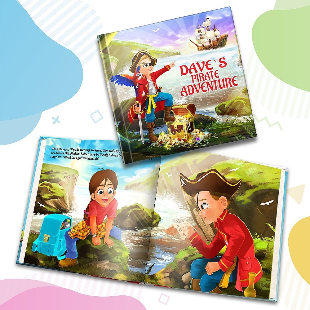 "Pirate Adventure" Personalized Story Book