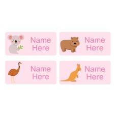 Cherry Rectangle Name Label