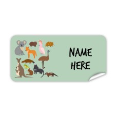 Unicorn Rectangle Name Label