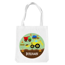 Yellow Digger White Tote Bag